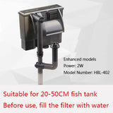 SunSun HBL Series Skimmer Hang On Up Waterfall Filter Water Pumps Hanging External Pump For 15-120L Aquarium Fish Turtle Tank