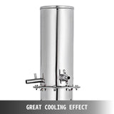 (Pack of 29) VEVOR 500ML 2L 3L 5L Lab Pure Water Distiller Electric Stainless Moonshine Still Filter And 24/40 Chemistry Glassware Kit