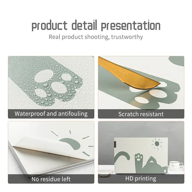 (Pack of 2) Universal Sea Wave Laptop Cover Sticker Skins Notebook Stickers Decal 12"/13"/14"/15"/17"for Macbook /Lenovo/Asus/Hp/Acer