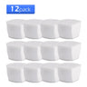 (Pack of 12) Fountain Accessories Pet Water Fountain Filter Replacement Water Filter Cartridges Compatible with Cat Dog Mate Fountains