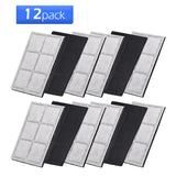 (Pack of 12) Fountain Accessories Pet Water Fountain Filter Replacement Water Filter Cartridges Compatible with Cat Dog Mate Fountains