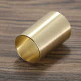 (Pack of 4) Pure Brass Covers Chair Cups Cabinet Covers Sofa Brass Tip Cap Furniture Tube Leg Protector Metal Legs Base GF48