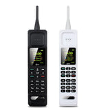 With Antenna Retro Style Big Bar Mobile Phone Strong Signal Power Bank Dual Sim 4500mAh Flashlight MP3 MP4 Vibration Bluetooth
