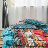 Bohemian Cotton 3d Comforter Bedding Sets Luxury Boho Duvet Cover Set Pillowcase Queen King Size Bedlinen Bedspread