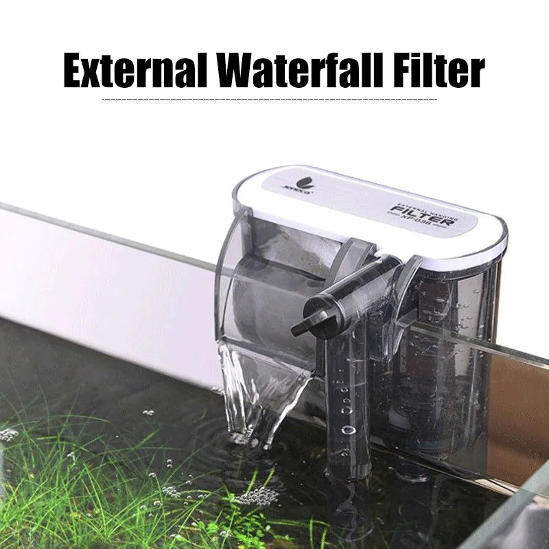220V Upgrade Aquarium External Waterfall Filter Cleaner Silent Suspension Oxygen Pump Fish Tank Equipment Aquarium Accessories