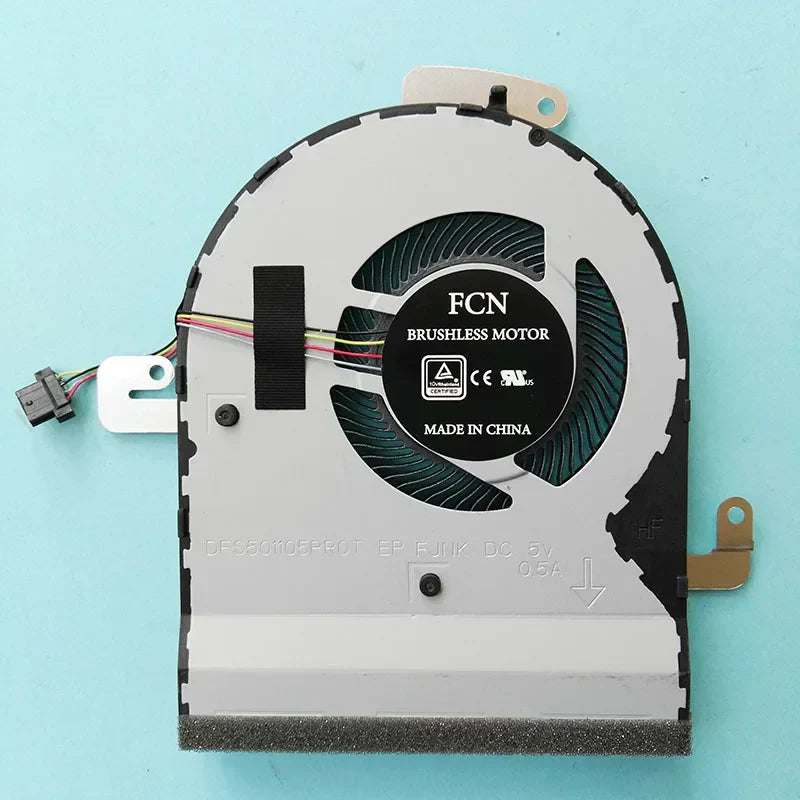 PC Fan Cooling CPU Cooler for Asus N580 N580VD NX580V NX580VD X580VD 13NB0FL0P05211 DFS501105PR0T FJNK FJNL Laptop Components
