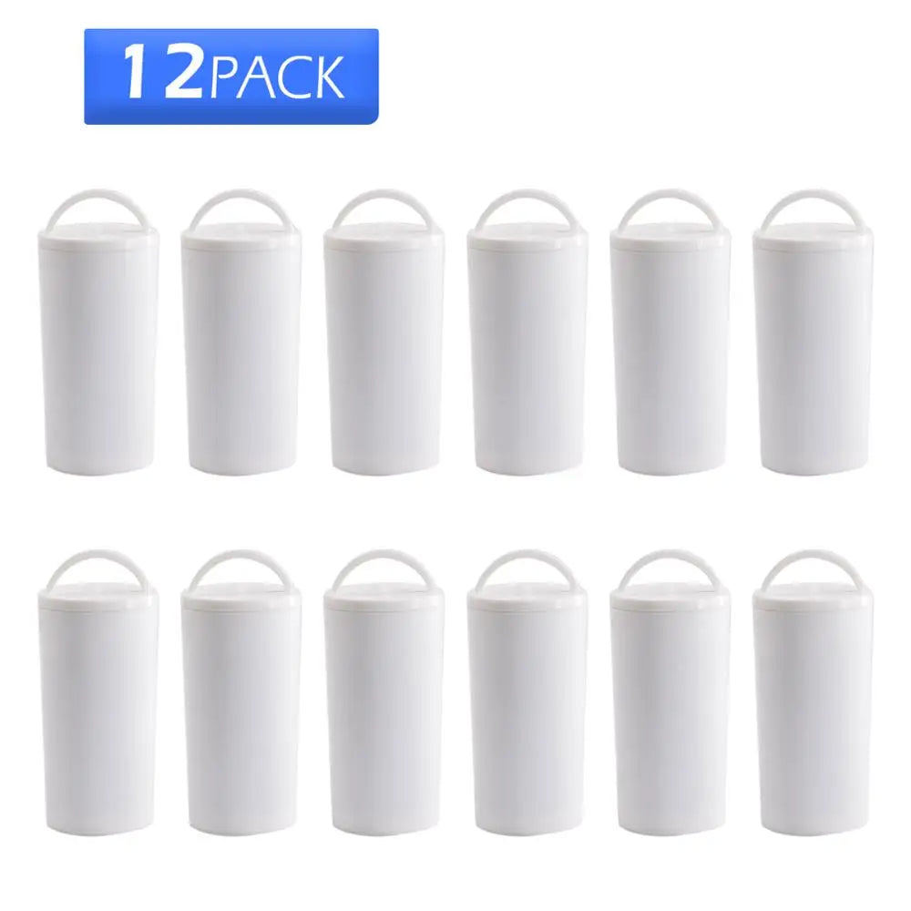 (Pack of 12) Fountain Accessories Pet Water Fountain Filter Replacement Water Filter Cartridges Compatible with Cat Dog Mate Fountains