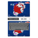 (Pack of 2) Universal Sea Wave Laptop Cover Sticker Skins Notebook Stickers Decal 12"/13"/14"/15"/17"for Macbook /Lenovo/Asus/Hp/Acer