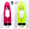 100Cm Long Staight Cosplay Wig HSIU Heat Resistant Synthetic Hair Anime Party wigs 42 color Colourful brand wig cap