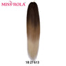 Miss Rola Synthetic 28Inch 100G 2023 New Hair Extension Yaki Straight Jumbo Braiding Hair Pre-Stretched Braid Kanekalon Hair