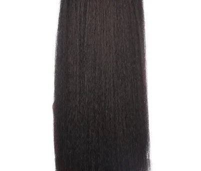 (Pack of 3) Lydia Kinky Straight Bundles Synthetic Hair Extension Freetress Crochet Kanekalon Bulk Jumbo Braiding Afro 10-41Inch Black