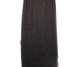 (Pack of 3) Lydia Kinky Straight Bundles Synthetic Hair Extension Freetress Crochet Kanekalon Bulk Jumbo Braiding Afro 10-41Inch Black