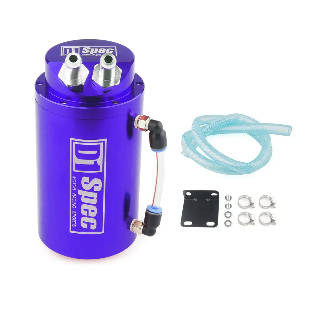 Car Fuel Tanks General Modified D1 Oil Breathable Can Round Waste Oil Recycling Filter Tank Auto Fuel Supply System Accessories