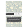 (Pack of 2) Universal Sea Wave Laptop Cover Sticker Skins Notebook Stickers Decal 12"/13"/14"/15"/17"for Macbook /Lenovo/Asus/Hp/Acer