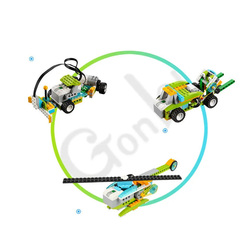 (Pack of 280) /Set EV3 STEM WeDo 2.0 Robotics Construction Set Building Blocks Compatible with 45300 Wedo 2.0 Educational DIY Toys