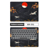 (Pack of 2) Universal Sea Wave Laptop Cover Sticker Skins Notebook Stickers Decal 12"/13"/14"/15"/17"for Macbook /Lenovo/Asus/Hp/Acer