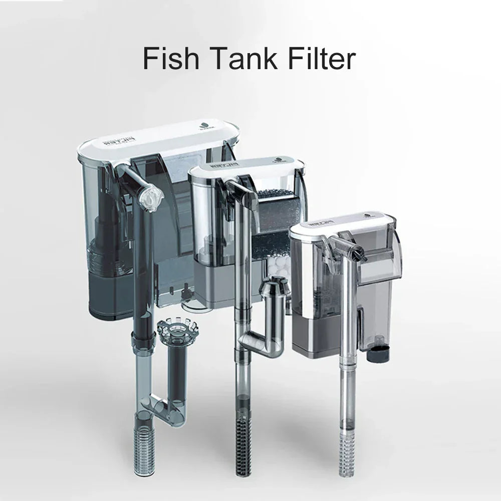 220V Upgrade Aquarium External Waterfall Filter Cleaner Silent Suspension Oxygen Pump Fish Tank Equipment Aquarium Accessories