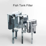 220V Upgrade Aquarium External Waterfall Filter Cleaner Silent Suspension Oxygen Pump Fish Tank Equipment Aquarium Accessories