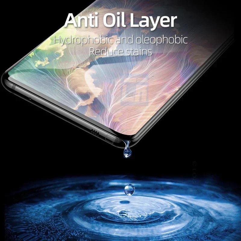 (Pack of 3) 1- Curved Ceramic Soft Film for Samsung Galaxy S24 S23 S22 S21 S20 S10 S9 Screen Protector Note 20 Ultra 9 10 Plus Not Glass