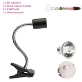 25W UVA&uvb adjust temperature lamps turtle reptile Heat back pet light tortoise calcium solarium aquarium habitat lighting