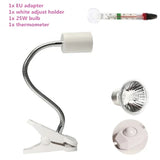 25W UVA&uvb adjust temperature lamps turtle reptile Heat back pet light tortoise calcium solarium aquarium habitat lighting