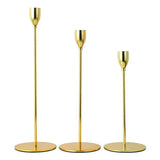 IMUWEN Metal Candle Holders Luxury Candlestick Fashion Wedding Candle Stand Exquisite Candlestick Candelabra Table Home Decor