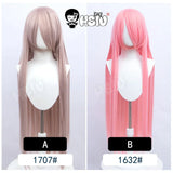 100Cm Long Staight Cosplay Wig HSIU Heat Resistant Synthetic Hair Anime Party wigs 42 color Colourful brand wig cap