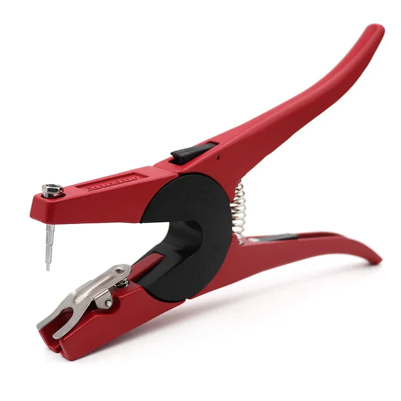 (Pack of 1) Ear Tag Clamp & Cutter Pliers Tag Applicators Farm Animal Metal Ear Thorn Tongs Swine Cow Sheep Rabbit Identification Tool