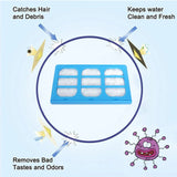 (Pack of 12) Fountain Accessories Pet Water Fountain Filter Replacement Water Filter Cartridges Compatible with Cat Dog Mate Fountains