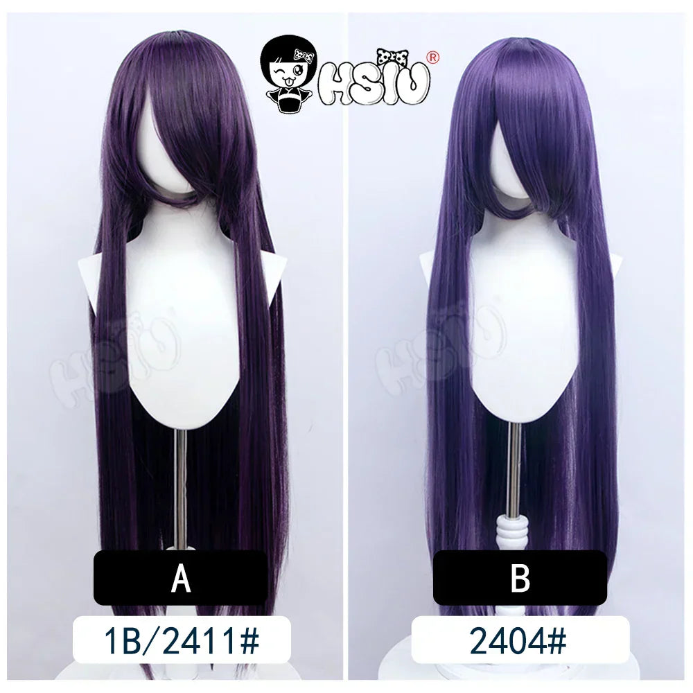 100Cm Long Staight Cosplay Wig HSIU Heat Resistant Synthetic Hair Anime Party wigs 42 color Colourful brand wig cap