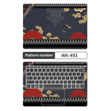 (Pack of 2) Universal Sea Wave Laptop Cover Sticker Skins Notebook Stickers Decal 12"/13"/14"/15"/17"for Macbook /Lenovo/Asus/Hp/Acer