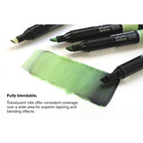WINSOR&NEWTON 6/12 Colors ProMarkers Alcohol base ink Twin tips Professional Art Marker Pen Drawing Supplies