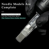 (Pack of 10) INKIN Real Safety Tattoo Needle Cartridge Precise Positioning Liner Shader for Tattoo Permanent Makeup Pen Machine /Box
