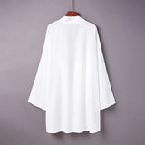 Japanese Yukata Kimono Haori Man Cardigan Harajuku Woman Long Cosplay Yukata Female Obi Black Streetwear White Beach Shirt