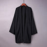 Japanese Yukata Kimono Haori Man Cardigan Harajuku Woman Long Cosplay Yukata Female Obi Black Streetwear White Beach Shirt