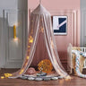 Kids Mosquito Net Baby Crib Curtain Hanging Tent Bed Decor Girl Princess Hanging Bed Canopy Living Corner Play Reading NookDecor