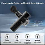 LCD Intelligent Frequency Control Mini Fascia Gun Mini Portable USB Body Massager Electric Neck Membrane Gun Massage to relax