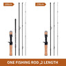 LEOFISHING Carbon Lure Spinning Casting Fast UL Bait 4+1 523/604 Ultra Lightweight Fishing Rod 1.56M&1.8M Fishing Accessories