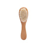 Let's Make Baby Care Hair Brush For Kids Girl Bath Showerb Pure Natural Wool Wooden Comb Hairbrush Infant Newborn Massager