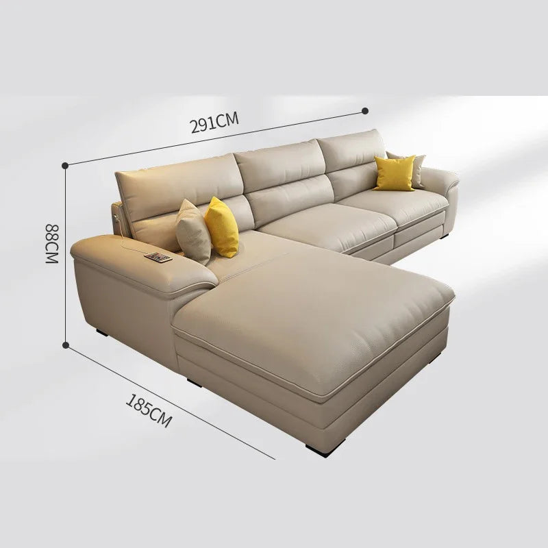 Living Room Leather Sofa Modern Lazy Recliner Theater Puffs Couch Sofas Sectional Bedroom Puffs Asiento Apartment Furniture DWH
