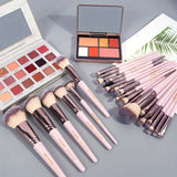 (Pack of 30) MAANGE Professional Makeup Brush Set Foundation Concealers Eye Shadows Powder Blush Blending Brushes Beauty Tools with Bag