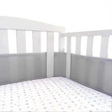 Mesh Baby Crib Bed Bumper Liner Around Protector Anti-Collision Cot Bedding Set