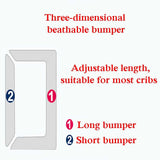 Mesh Baby Crib Bed Bumper Liner Around Protector Anti-Collision Cot Bedding Set