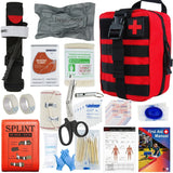 Military IFAK Trauma Survival Kit First Aid Medical Pouch Emergency Survival Gear and Equipment with Molle Car Travel Hiking