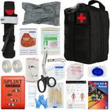 Military IFAK Trauma Survival Kit First Aid Medical Pouch Emergency Survival Gear and Equipment with Molle Car Travel Hiking