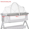 Mosquito Net for Baby Bed Four Seasons Universal Newborn Baby Removable Portable Ventilate Foldable Encrypted Crib Protectors
