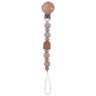 New Baby Pacifier Clip Chain Silicone Beads Rainbow Appease Soothes Infant Pacifier Leashes & Cases Dummy Holder