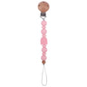New Baby Pacifier Clip Chain Silicone Beads Rainbow Appease Soothes Infant Pacifier Leashes & Cases Dummy Holder
