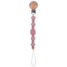 New Baby Pacifier Clip Chain Silicone Beads Rainbow Appease Soothes Infant Pacifier Leashes & Cases Dummy Holder