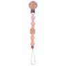 New Baby Pacifier Clip Chain Silicone Beads Rainbow Appease Soothes Infant Pacifier Leashes & Cases Dummy Holder